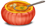 Хэллоуин тыквенный суп 