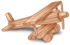 Деревянный самолет 