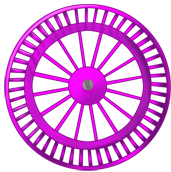 Фушиа фоновое колесо 