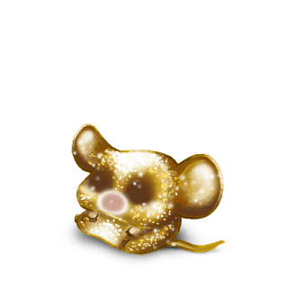 Принять мышь Золотой блеск