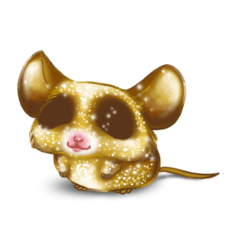 Принять мышь Золотой блеск
